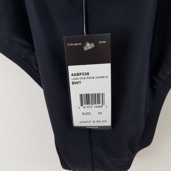 Adidas One Piece Swimsuit, New - Picture 5 of 7
